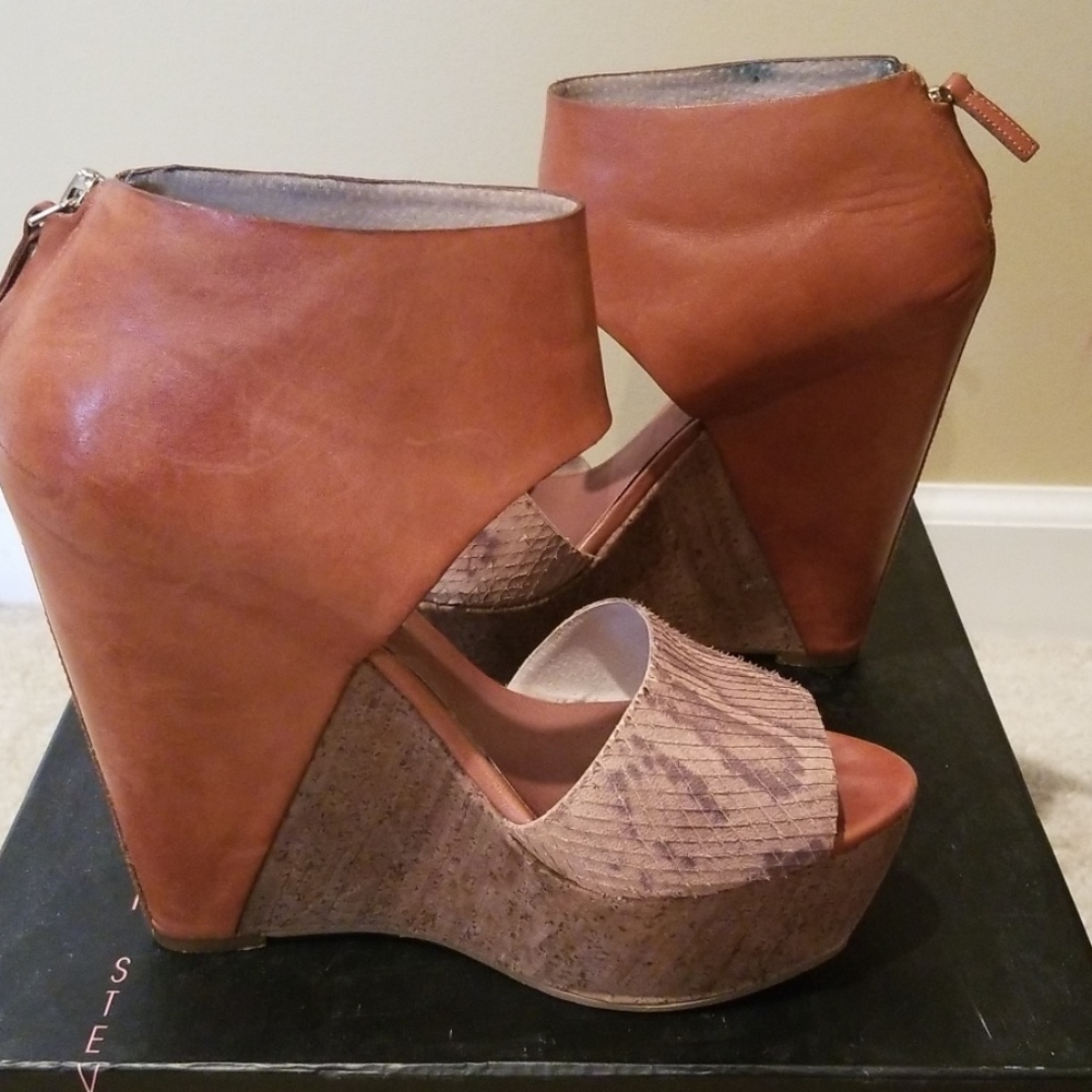 STEVEN by Steve Madden Platform Wedge Heels